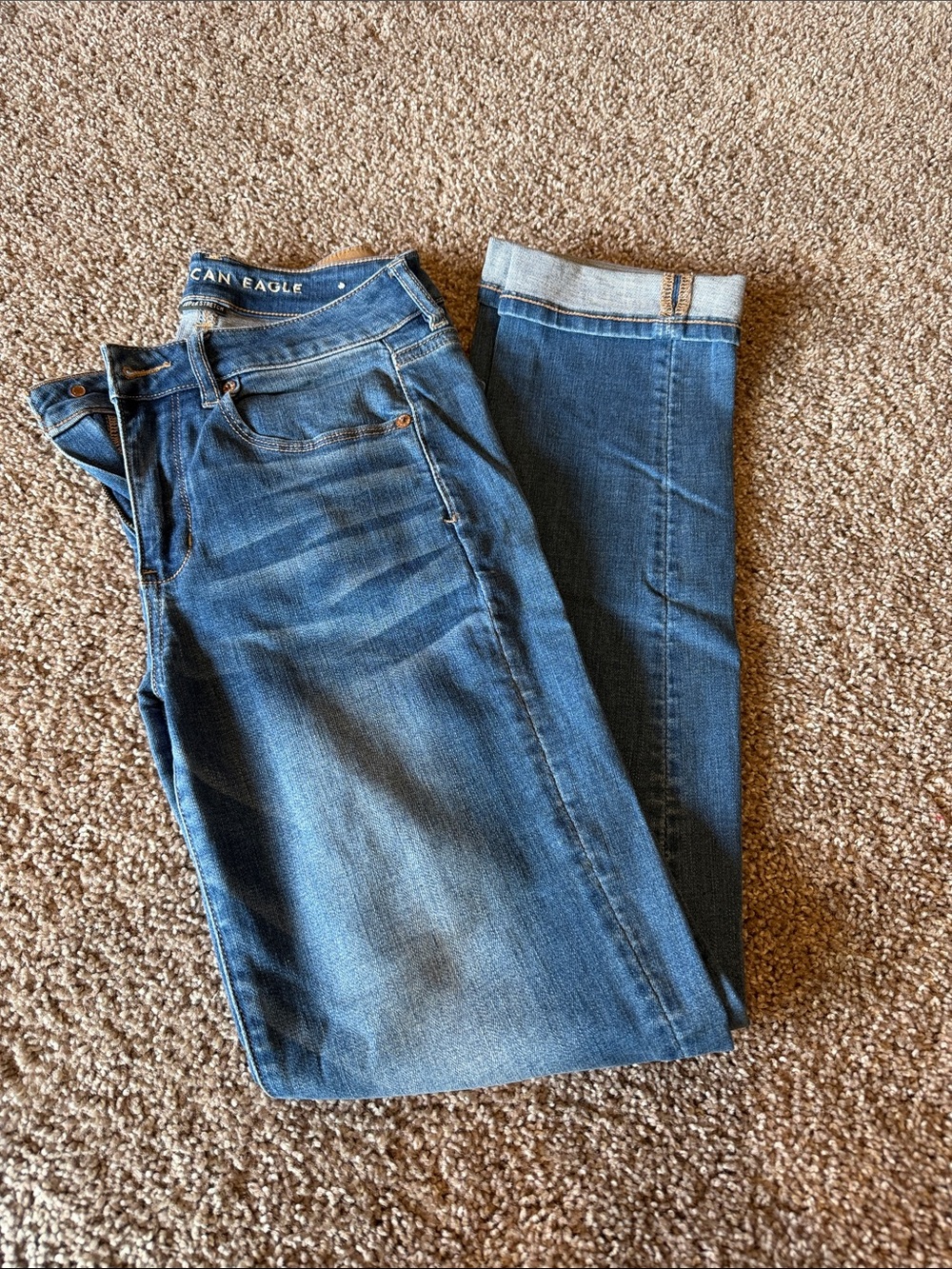 American Eagle Outfitters Women’s Blue Skinny Jeans